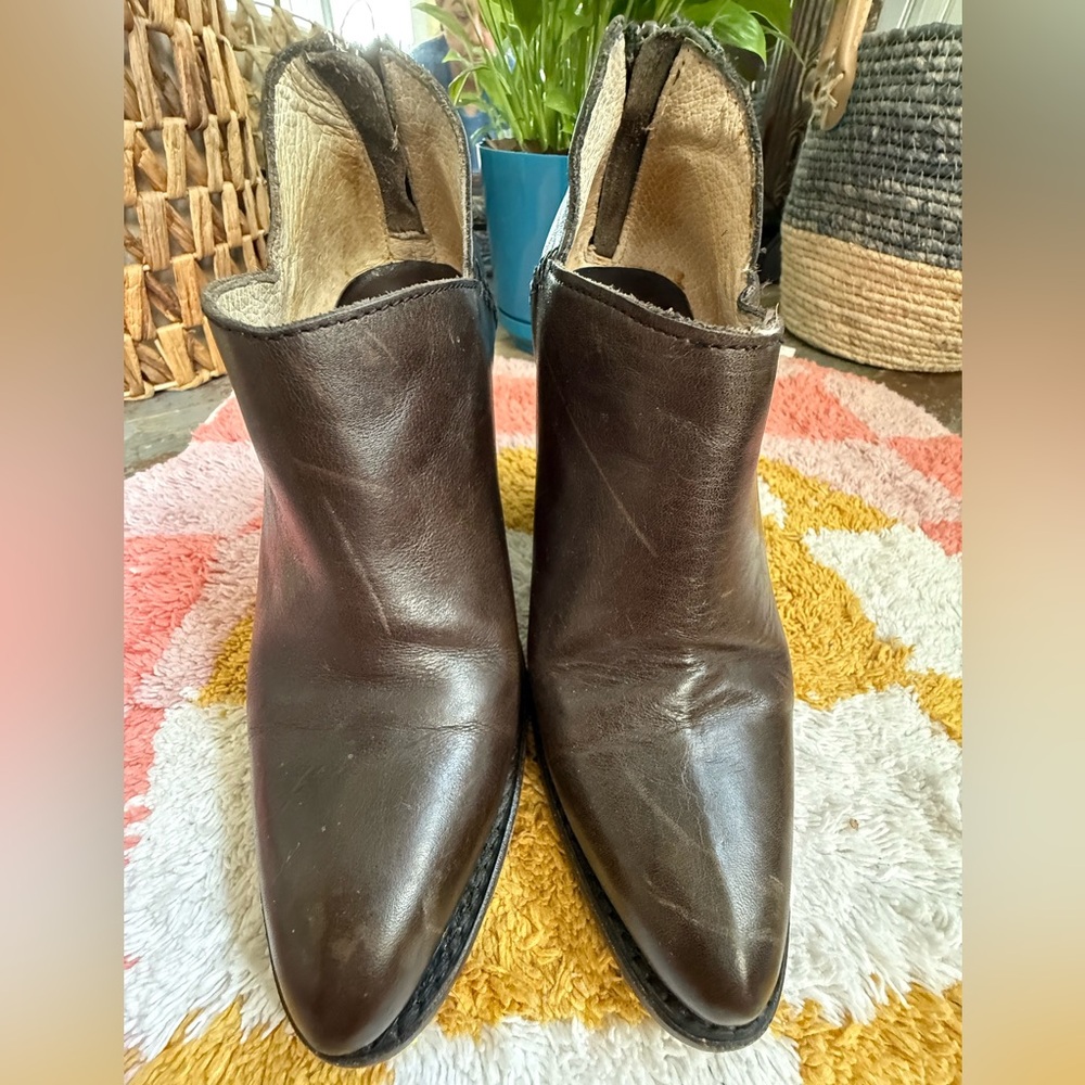 Freebird By Steven Steel Leather Ankle Booties
